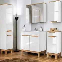 Meble Łazienkowe|Szafki Łazienkowe></noscript>COMAD Szafka stojąca z miejscem na mopa 60 cm BARIO