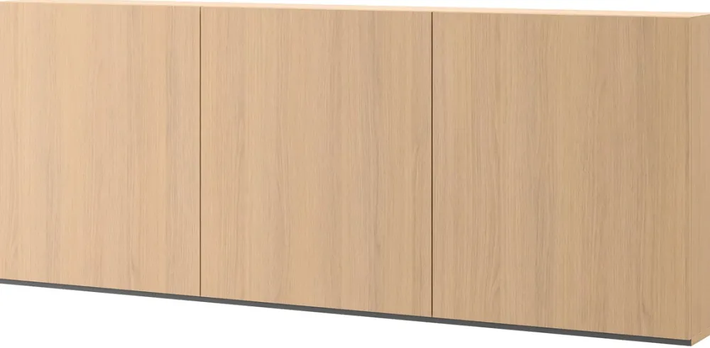 Szafki>lenart. Szafka wisząca 210 cm z pojemnymi półkami WOOW dąb vincenza