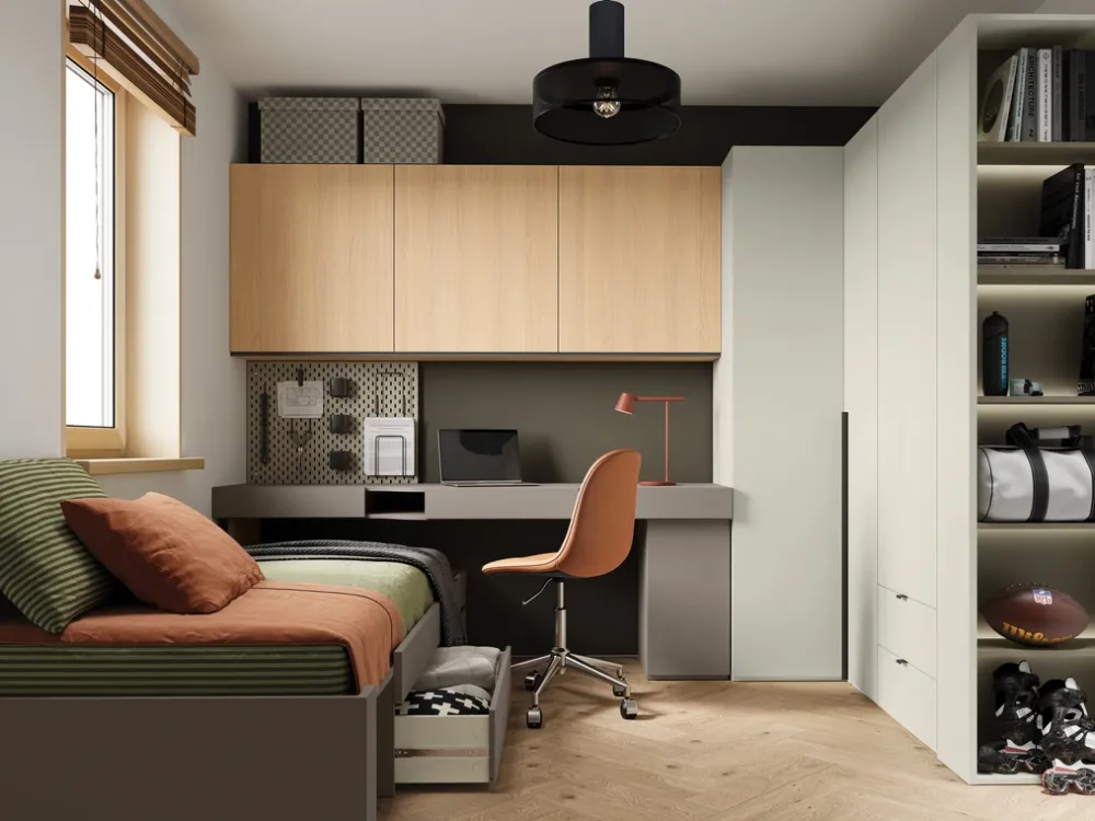 Szafki>lenart. Szafka wisząca 210 cm z pojemnymi półkami WOOW dąb vincenza