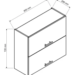 Meble Kuchenne>Stolkar Szafka wisząca do kuchni 80 cm ADELE