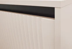 Szafki></noscript>Lempert Szafka wisząca do salonu 46 cm z frezowanym frontem OMEGA beż piaskowy