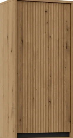 Szafki>Lempert Szafka wisząca do salonu 46 cm z frezowanym frontem OMEGA dąb evoke