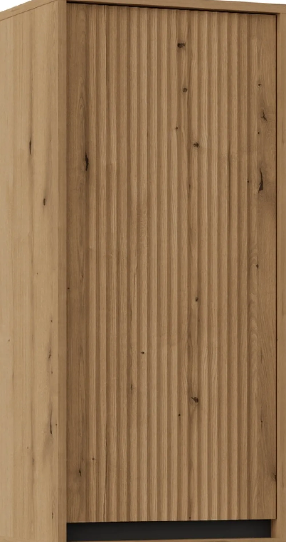 Szafki>Lempert Szafka wisząca do salonu 46 cm z frezowanym frontem OMEGA dąb evoke