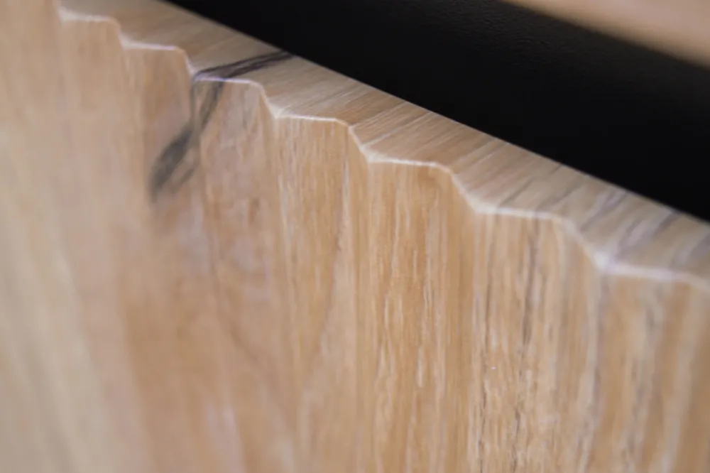 Szafki>Lempert Szafka wisząca do salonu 46 cm z frezowanym frontem OMEGA dąb evoke