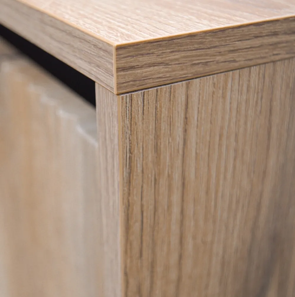 Szafki>Lempert Szafka wisząca do salonu 46 cm z frezowanym frontem OMEGA dąb evoke