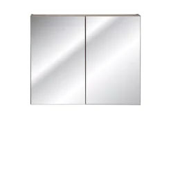 Meble Łazienkowe|Szafki Łazienkowe></noscript>COMAD Szafka wisząca z lustrem do łazienki 80 cm SANTELI dąb vintage