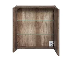 Meble Łazienkowe|Szafki Łazienkowe></noscript>COMAD Szafka wisząca z lustrem do łazienki 60 cm SANTELI dąb vintage