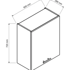 Meble Kuchenne>Stolkar Szafka z suszarką na naczynia 60 cm ADELE