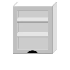 Meble Kuchenne>Stolkar Szafka ze szklanym frontem 60 cm ADELE