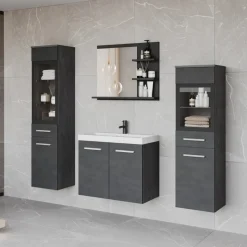 Meble Łazienkowe>BRATEX Szafki łazienkowe USEDOM matera