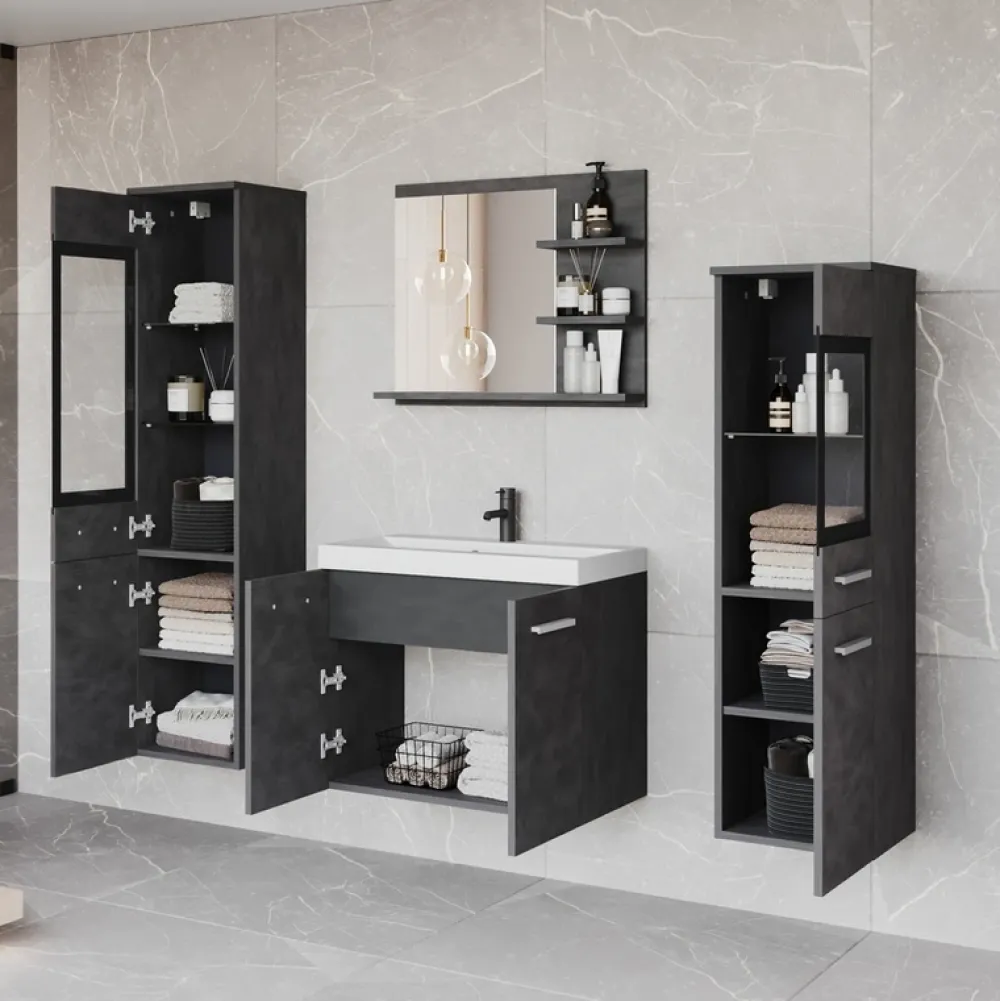 Meble Łazienkowe>BRATEX Szafki łazienkowe USEDOM matera