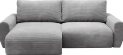 Meble Dla Dzieci|Narożniki>BROMARKT Szara kanapa narożna do salonu z funkcją spania rozkładana PATI