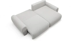 Meble Dla Dzieci|Narożniki></noscript>BROMARKT Szara kanapa narożna do salonu z funkcją spania rozkładana PATI