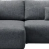 Narożniki>BROMARKT Szara kanapa narożna do salonu z funkcją spania CAMILO