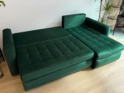 Meble Dla Dzieci|Meble Młodzieżowe></noscript>BROMARKT Szara kanapa narożna z funkcją spania LUIS