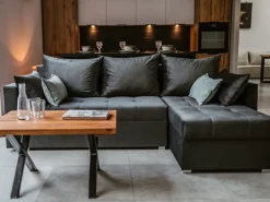 Meble Dla Dzieci|Meble Młodzieżowe></noscript>BROMARKT Szara kanapa narożna z funkcją spania HOT L