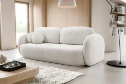 Meble Dla Dzieci|Kanapy I Sofy></noscript>LASKI Szara kanapa z funkcją spania i pojemnikiem do salonu OMERO