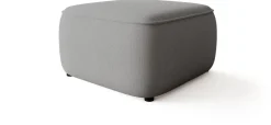 Meble Dla Dzieci|Pufy></noscript>BROMARKT Szara nowoczesna pufa do salonu CARMELLO