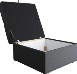 Meble Dla Dzieci|Pufy>BROMARKT Szara pufa ze schowkiem do salonu HOT