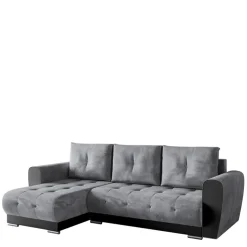 Narożniki|Meble Dla Dzieci>BROMARKT Szara rogówka do salonu funkcja spania pojemnik DOMI