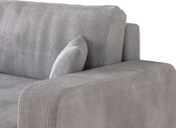 Narożniki></noscript>BROMARKT Szara rogówka rozkładana z funkcją spania i pojemnikiem PUMI XL