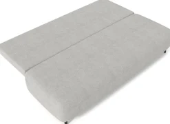 Meble Dla Dzieci|Kanapy I Sofy>Meble Grand Szara rozkładana kanapa do salonu z pojemnikiem SILVIO