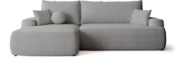Meble Dla Dzieci|Narożniki></noscript>BROMARKT Szara rozkładana kanapa narożna do salonu CARMELLO