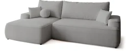 Meble Dla Dzieci|Narożniki></noscript>BROMARKT Szara rozkładana kanapa narożna do salonu CARMELLO
