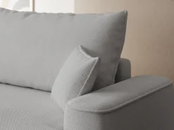 Meble Dla Dzieci|Narożniki></noscript>BROMARKT Szara rozkładana kanapa narożna do salonu CARMELLO