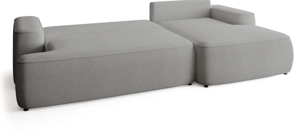 Meble Dla Dzieci|Narożniki>BROMARKT Szara rozkładana rogówka do salonu z funkcją spania CARMELLO