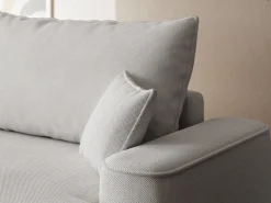 Meble Młodzieżowe|Kanapy I Sofy></noscript>BROMARKT Szara rozkładana sofa do salonu z funkcją spania CARMELLO