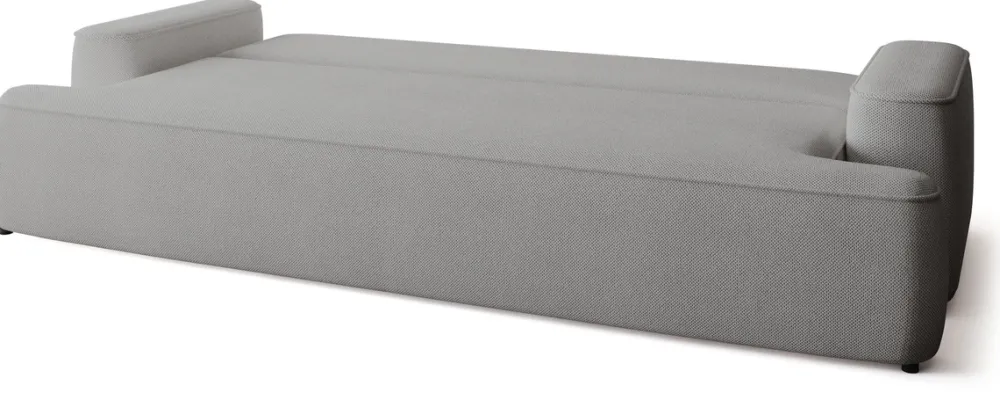 Meble Młodzieżowe|Kanapy I Sofy>BROMARKT Szara rozkładana sofa z funkcją spania do salonu CARMELLO