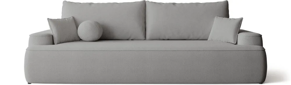 Meble Młodzieżowe|Kanapy I Sofy>BROMARKT Szara rozkładana sofa z funkcją spania do salonu CARMELLO