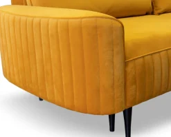 Meble Dla Dzieci|Kanapy I Sofy></noscript>LASKI Szara sofa do salonu z funkcją spania VELINA pojemnik na pościel