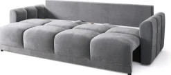 Kanapy I Sofy|Zestawy Mebli Do Przedpokoju></noscript>BROMARKT Szara sofa rozkładana do salonu NUBES