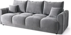 Kanapy I Sofy|Zestawy Mebli Do Przedpokoju></noscript>BROMARKT Szara sofa rozkładana do salonu NUBES