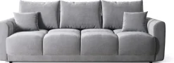 Kanapy I Sofy|Zestawy Mebli Do Przedpokoju></noscript>BROMARKT Szara sofa rozkładana do salonu NUBES