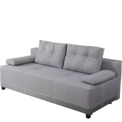 Meble Dla Dzieci|Kanapy I Sofy>IZABELLA MEBLE Szara sofa rozkładana ROMPON funkcja spania pojemnik
