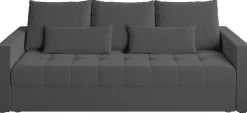 Kanapy I Sofy|Meble Dla Dzieci>BROMARKT Szara sofa z funkcją spania do salonu HOT pojemnik na pościel