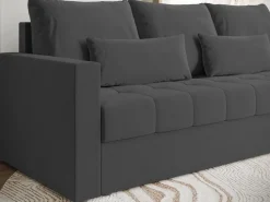 Kanapy I Sofy|Meble Dla Dzieci></noscript>BROMARKT Szara sofa z funkcją spania do salonu HOT pojemnik na pościel