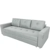 Meble Dla Dzieci|Kanapy I Sofy>IZABELLA MEBLE Szara sofa z funkcją spania MIRNA automat pojemnik