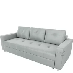 Meble Dla Dzieci|Kanapy I Sofy>IZABELLA MEBLE Szara sofa z funkcją spania MIRNA automat pojemnik