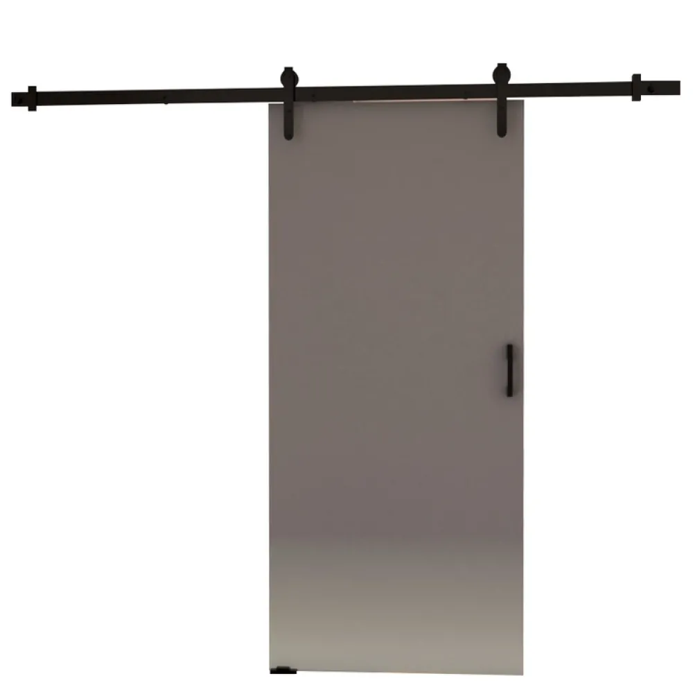 Drzwi Przesuwne>przesuwne.com Szare drzwi przesuwne do pokoju garderby 80 cm ANZIO szary