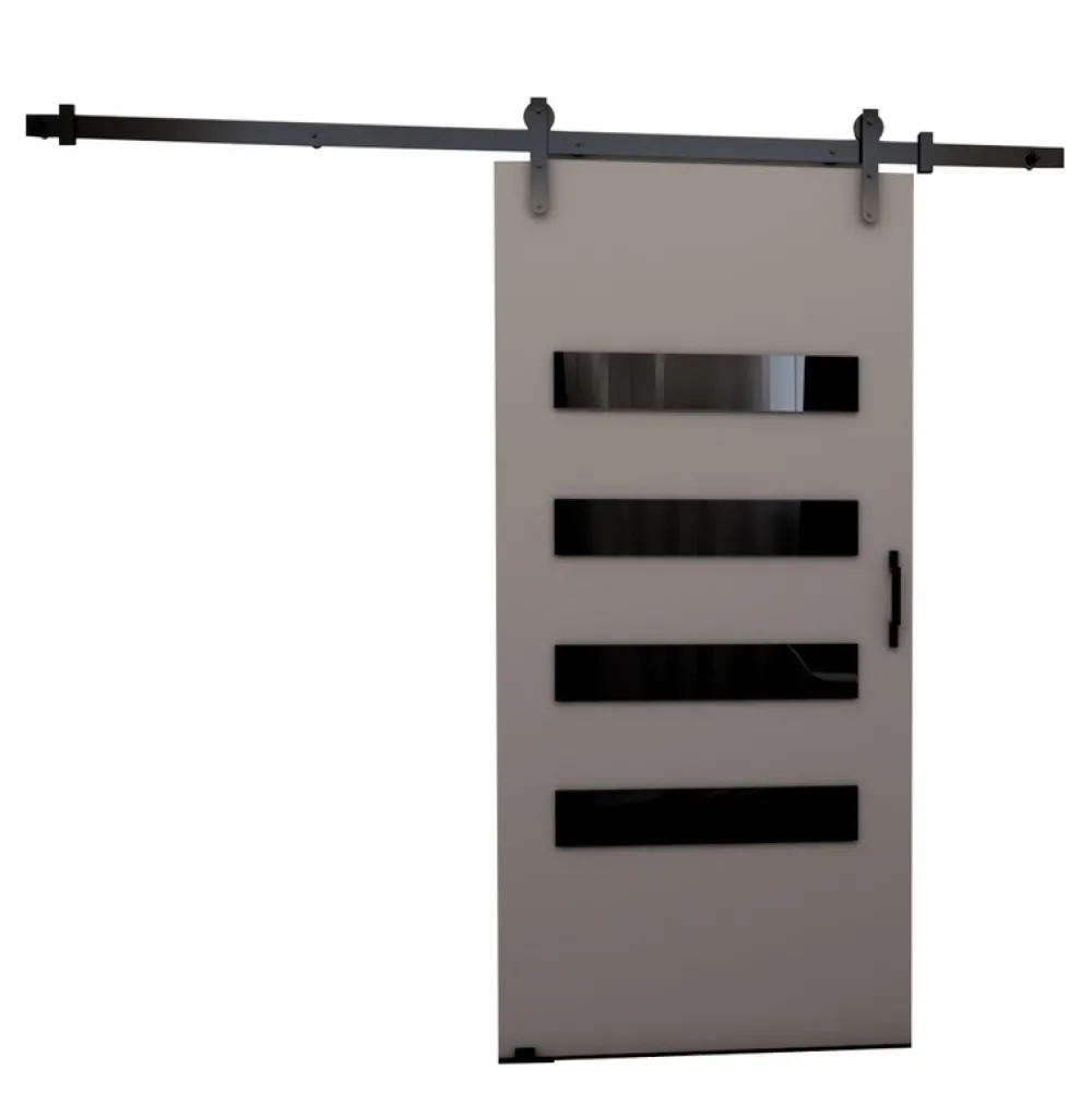 Drzwi Przesuwne>przesuwne.com Szare drzwi przesuwne do pokoju 80 cm CRISTO szary