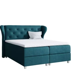 Łóżka Na Nóżkach|Łóżka Z Pojemnikiem></noscript>Gruszka Szare łóżko kontynentalne 180x200 BARTEK