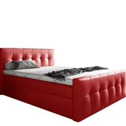 Łóżka Młodzieżowe|Łóżka Z Zagłówkiem></noscript>Gruszka Szare Łóżko Kontynentalne 140x200 z ekoskóry MAX