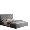 Łóżka Z Zagłówkiem|Łóżka Z Pojemnikiem>Riban Szare łoże małżeńskie 180x200 cm STRALO