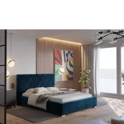 Łóżka Z Zagłówkiem|Łóżka Z Pojemnikiem></noscript>Riban Szare łoże małżeńskie 180x200 cm STRALO