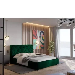 Łóżka Z Zagłówkiem|Łóżka Z Pojemnikiem></noscript>Riban Szare łoże małżeńskie 180x200 cm STRALO