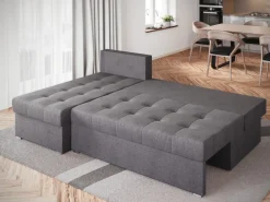 Meble Dla Dzieci|Meble Młodzieżowe>BROMARKT Szary mały narożnik z funkcją spania do salonu HOT SLIM